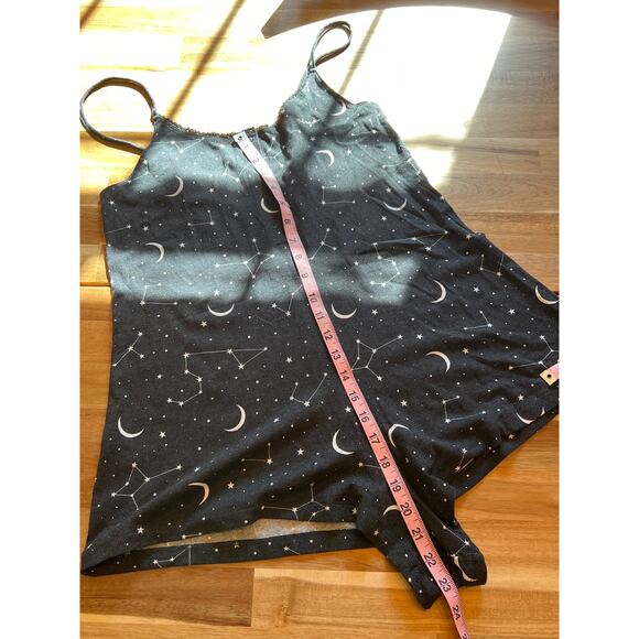 VS PINK starry night sleep onesie size S 55% cotton 37% polyester 8% elastane - Picture 2 of 6